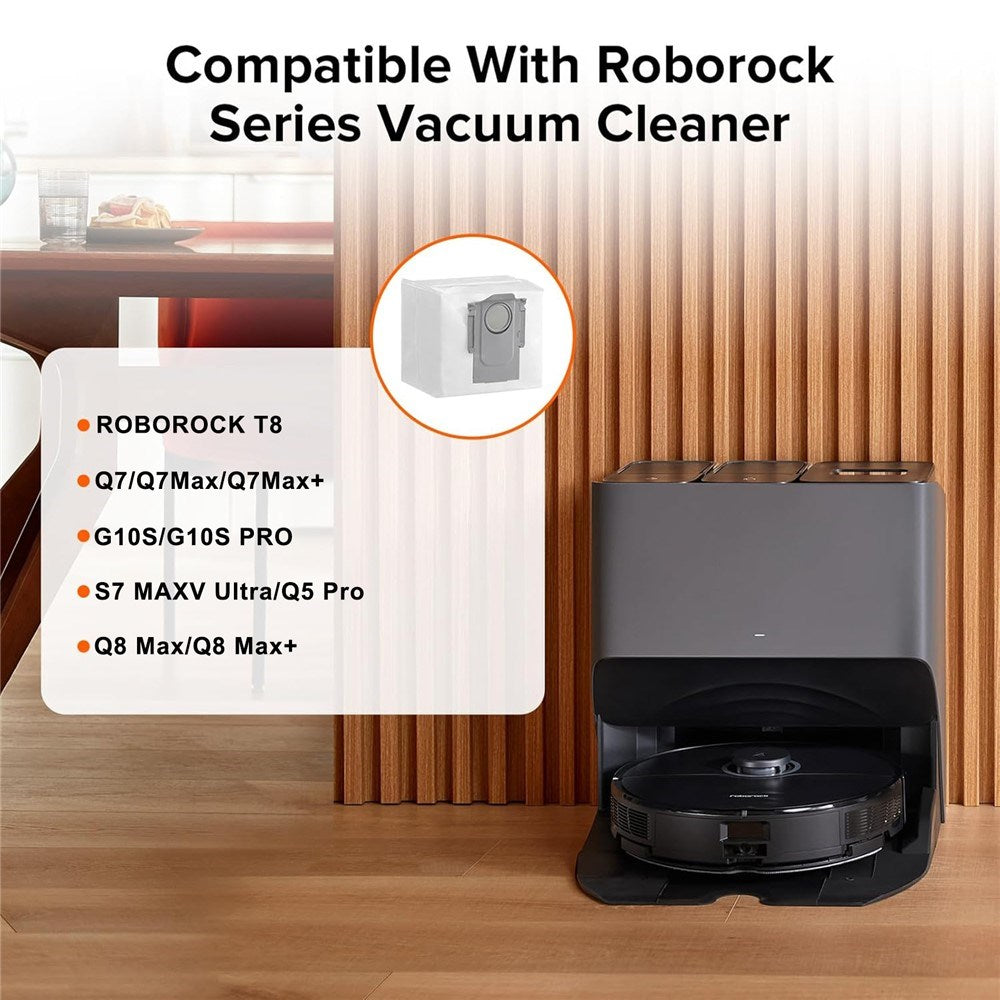 Dammsugarpåse till Roborock Q5 Pro / Q7 Max / Q8 Max / Q8 Max+ Robotdammsugare - Vit