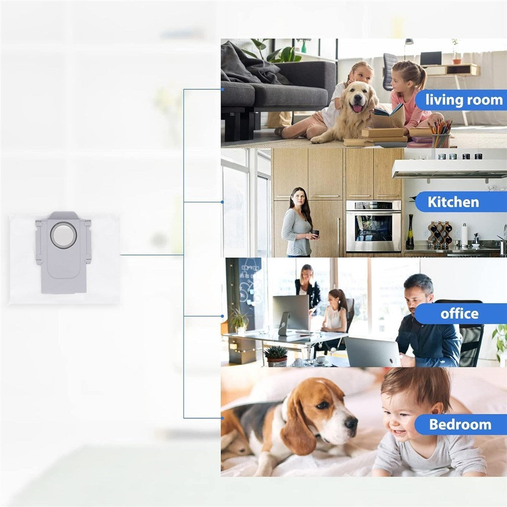 Dammsugarpåse till Roborock Q5 Pro / Q7 Max / Q8 Max / Q8 Max+ Robotdammsugare - Vit