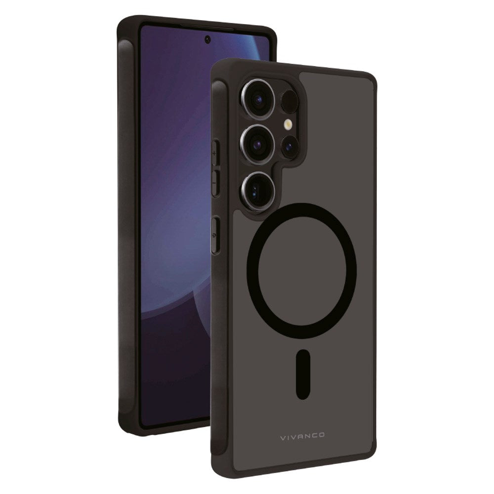 Vivanco Samsung Galaxy S25 Ultra Mag Pro Cover – Transparent/Svart