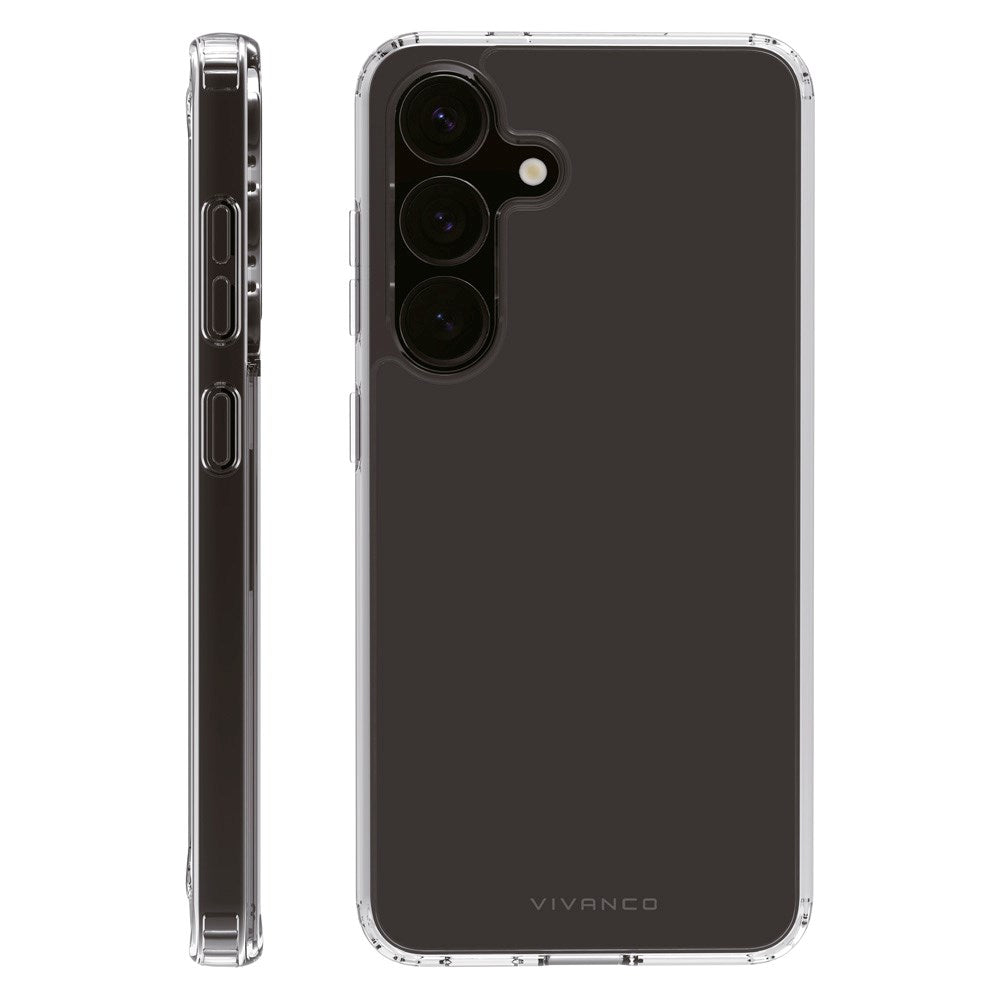 Samsung Galaxy S25+ (Plus) Vivanco Crystal Clear Baksideskydd – Transparent