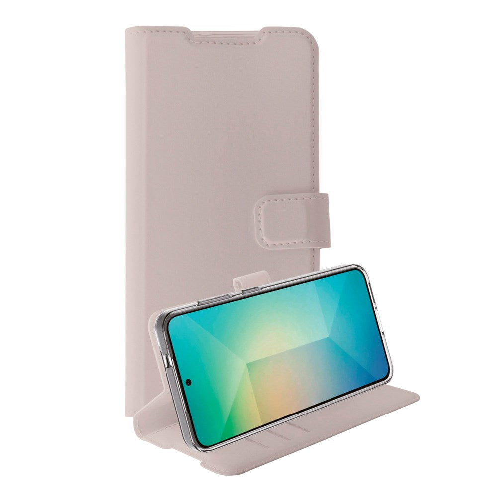 Samsung Galaxy S25 Vivanco Classic Plånboksfodral - Greige