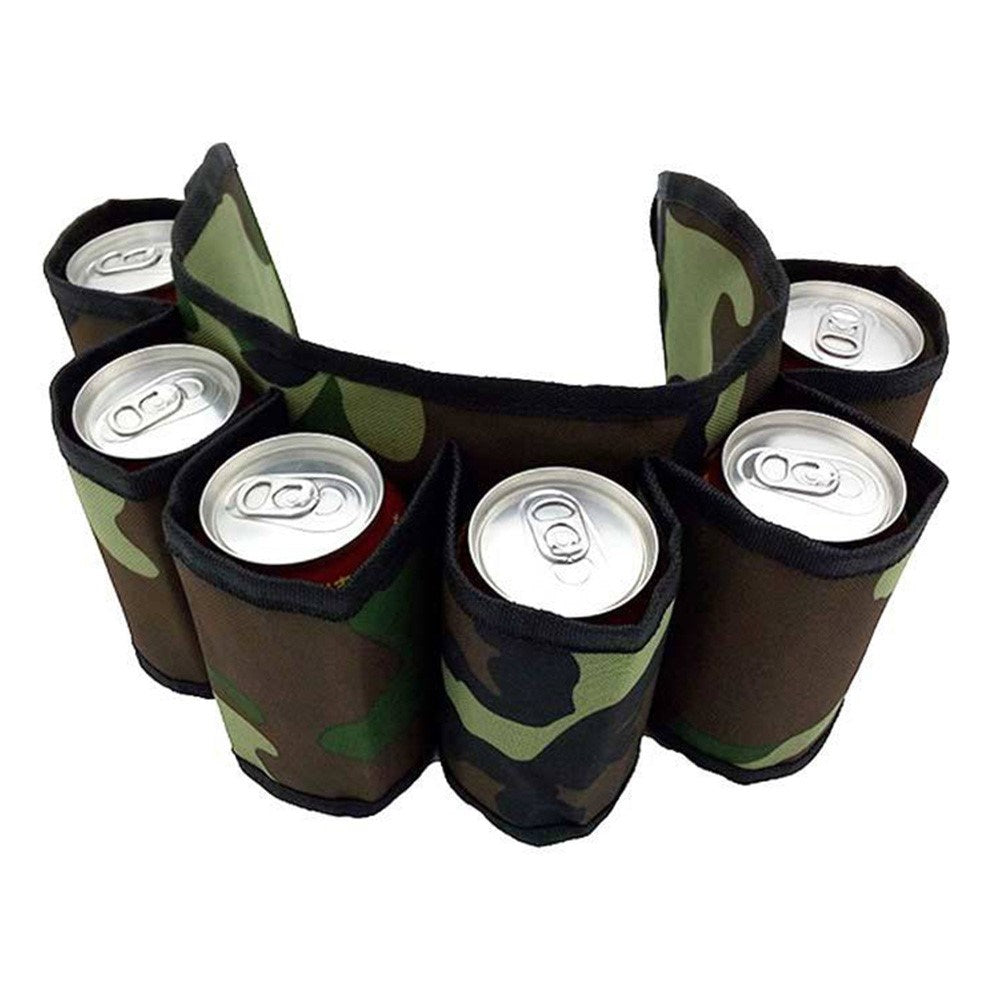Bältesväska för Burkar - 6 Fack - Camouflage