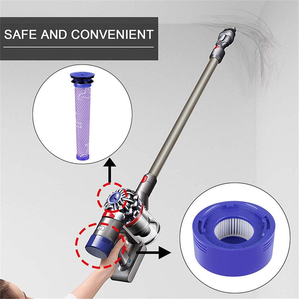 Dyson V8 / V7 5-i-1 Tillbehörssats - Lila