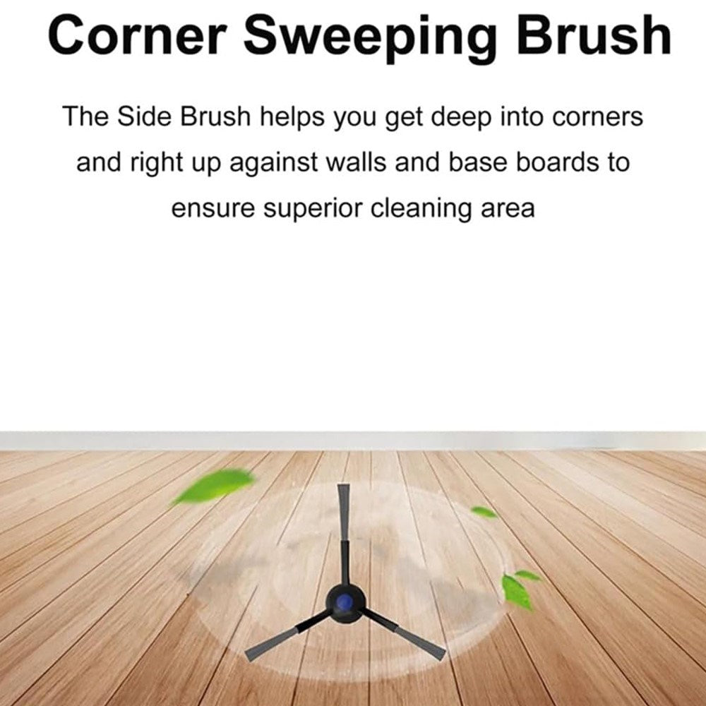 Dammsugarborste till Ecovacs Deebot N20 / N20 Plus / N20 Pro Plus / N30 Pro Omni Robotdammsugare – Svart