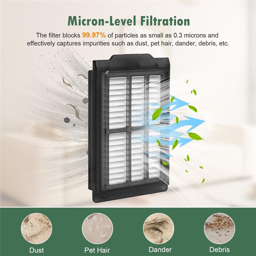 Dammsugarfilter till iRobot Roomba Combo 405 Plus / 505 Plus Robotdammsugare – Vit