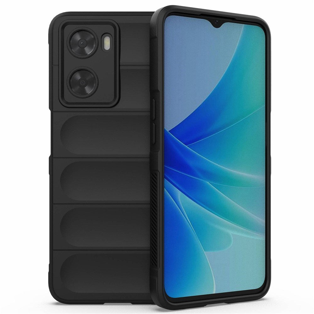 OPPO A57 / A57s EIDERWOOD Flexibelt Plast Skal - Svart
