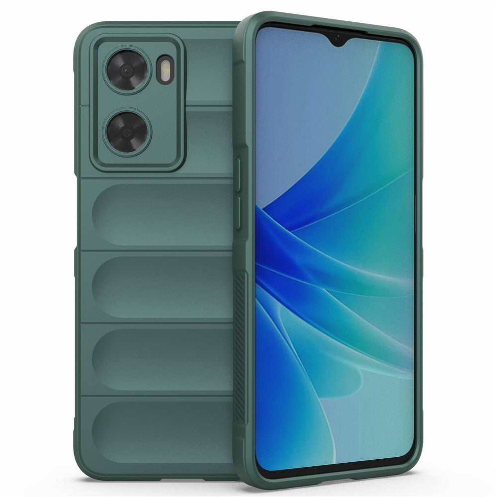 OPPO A57 / A57s EIDERWOOD Flexibelt Plast Skal - Grön
