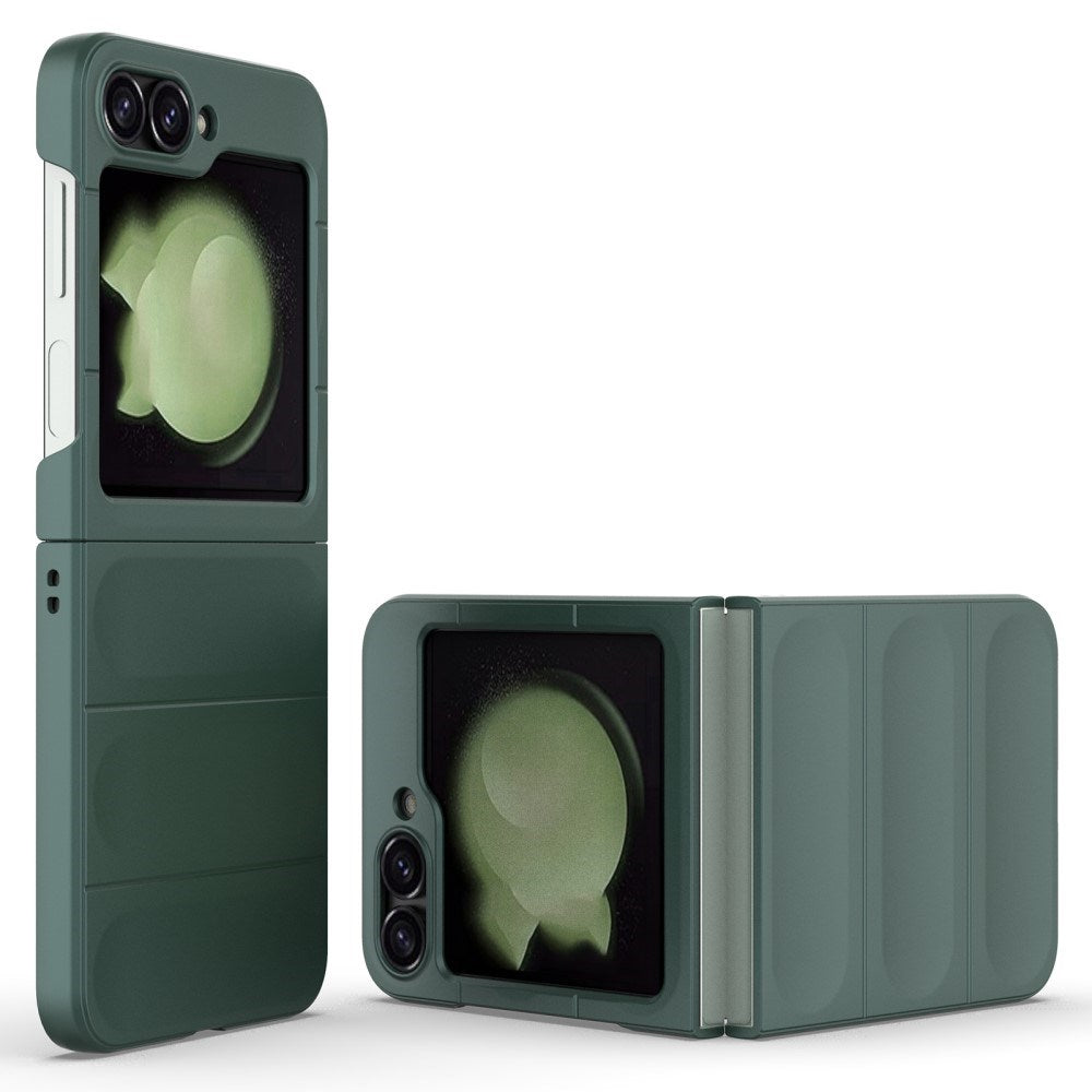 EIDERWOOD Samsung Galaxy Z Flip7 FE / Flip6 Flexibel Plast Skal - Grön