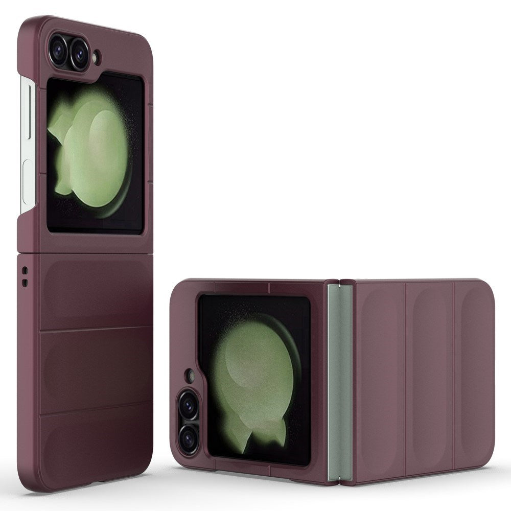 EIDERWOOD Samsung Galaxy Z Flip7 FE / Flip6 Flexibel Plast Skal - Vinröd