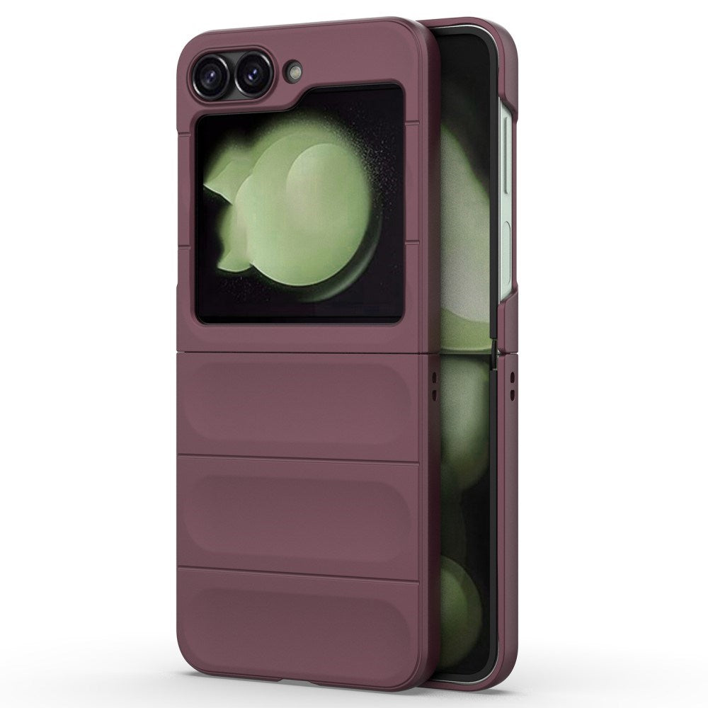 EIDERWOOD Samsung Galaxy Z Flip7 FE / Flip6 Flexibel Plast Skal - Vinröd