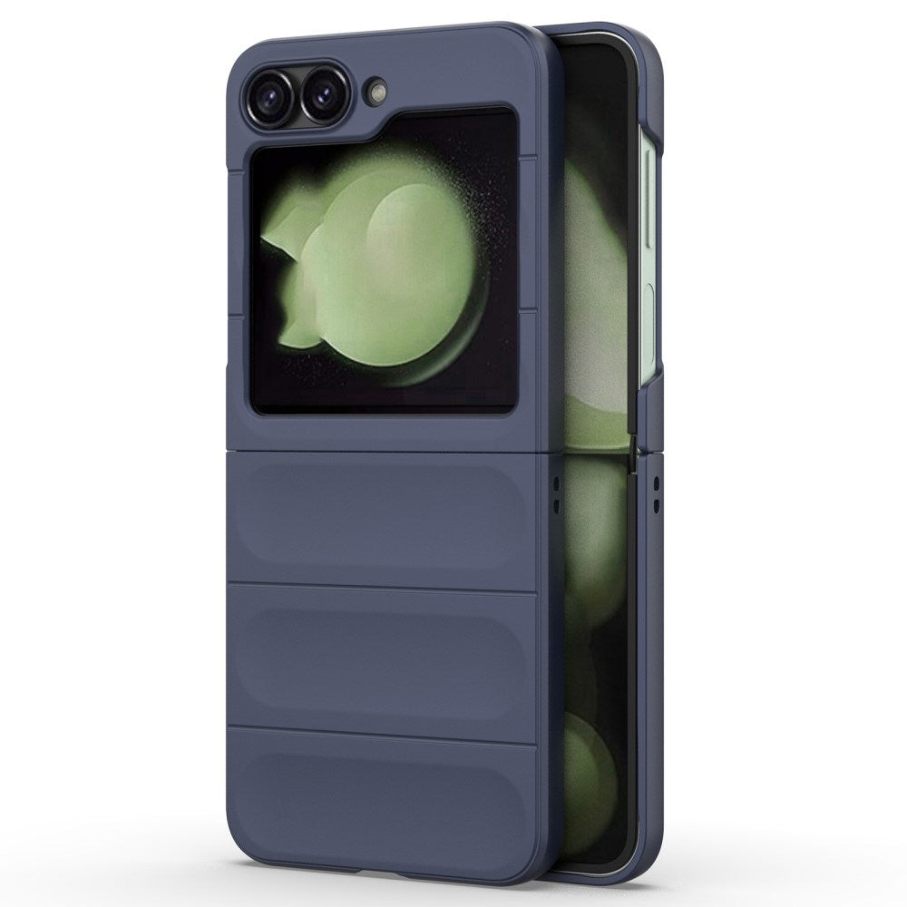 EIDERWOOD Samsung Galaxy Z Flip7 FE / Flip6 Flexibel Plast Skal - Mörkblå