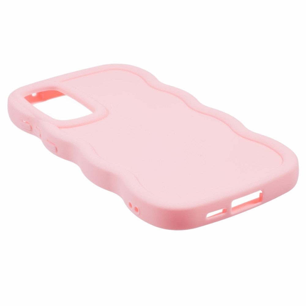 EIDERWOOD Samsung Galaxy A13 (5G) Flexibelt Plast Wavy Skal - Rosa