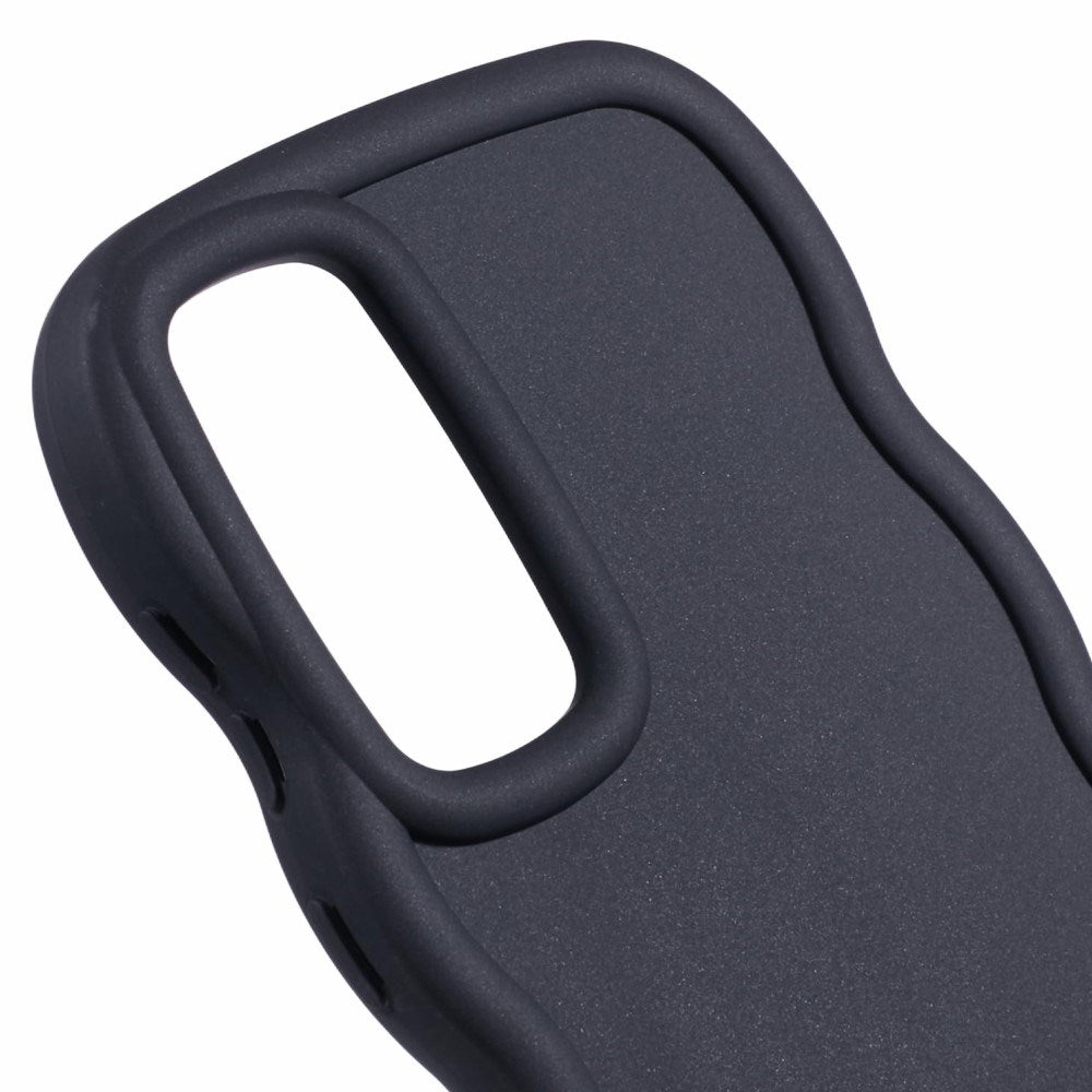 EIDERWOOD Samsung Galaxy A13 (5G) Flexibelt Plast Wavy Skal - Svart