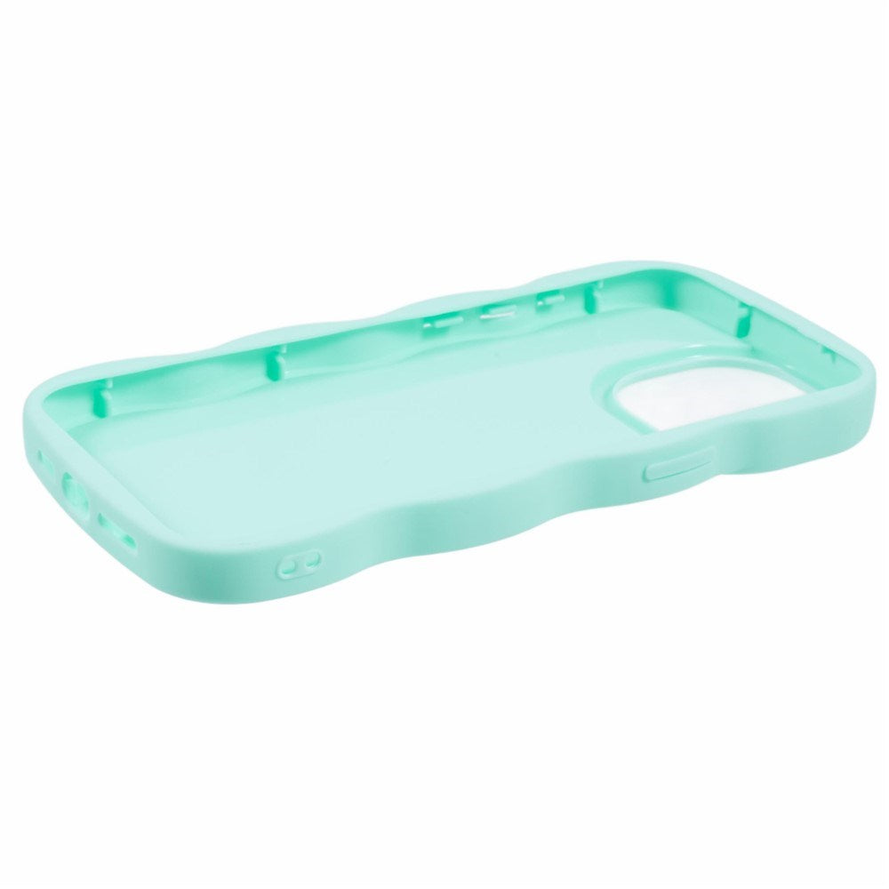 iPhone 14 Pro Max EIDERWOOD Flexibelt Plast Wavy Skal - Blå