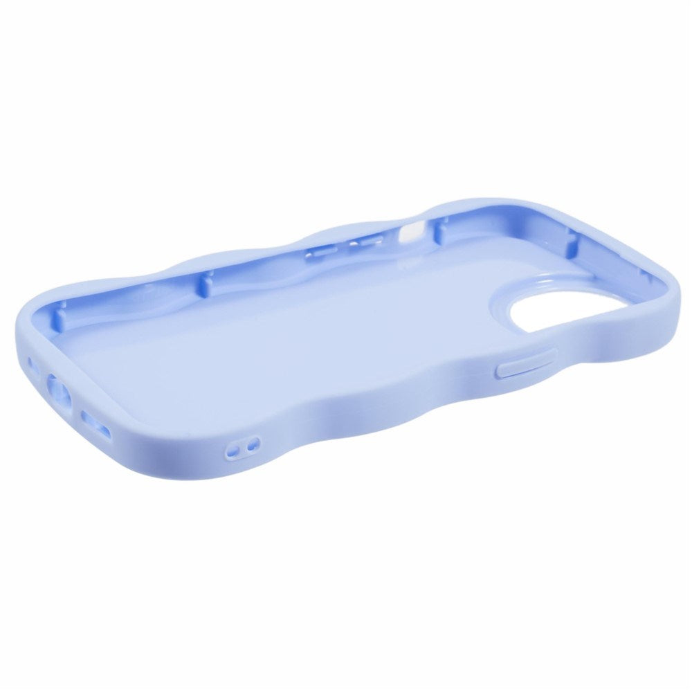 iPhone 14 EIDERWOOD Flexibelt Plast Wavy Skal - Lila