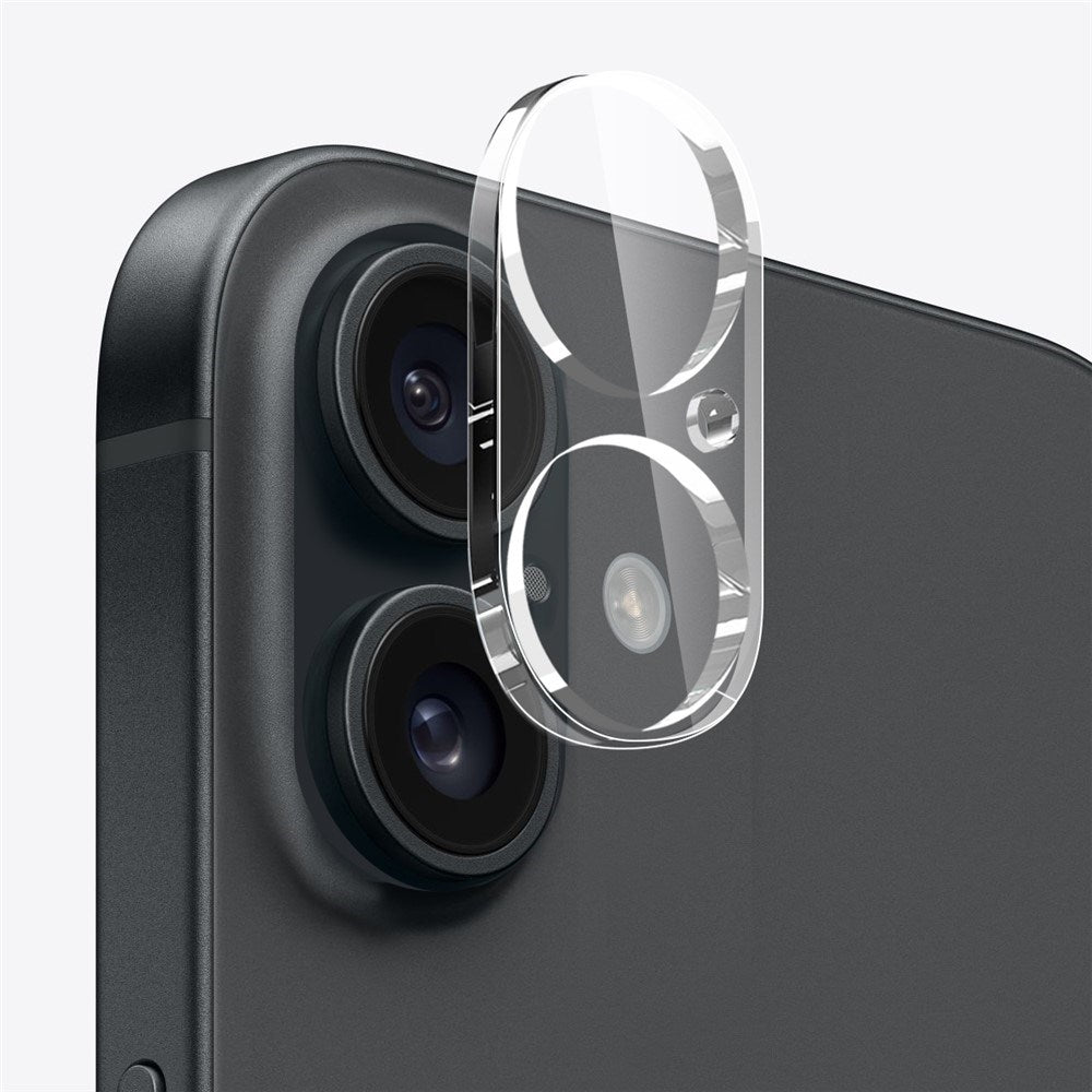 NORTHJO iPhone 16 Plus | 3-i-1 360° Skyddsset med Skal | Skärmskydd | Kameralinsskydd - Genomskinlig