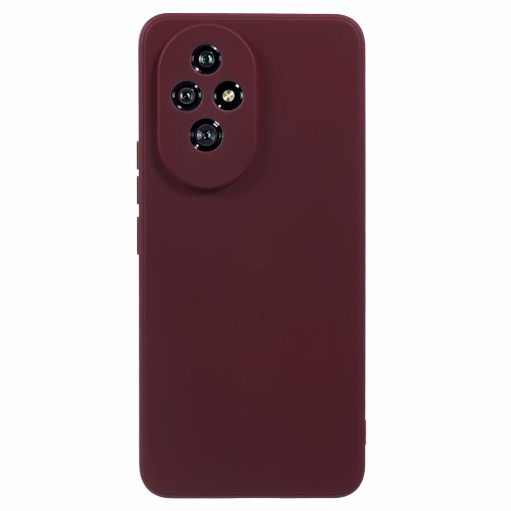 EIDERWOOD Honor 200 5G Fodral – Flexibelt Plast-fodral med Fiberfoder och Precisa Kamerautskärningar