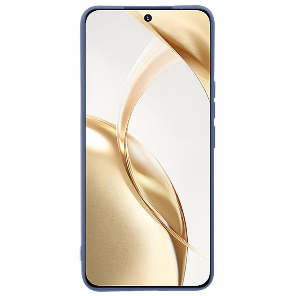 EIDERWOOD Honor 200 5G Fodral – Flexibelt Plast-fodral med Fiberfoder och Precisa Kamerautskärningar - Blå
