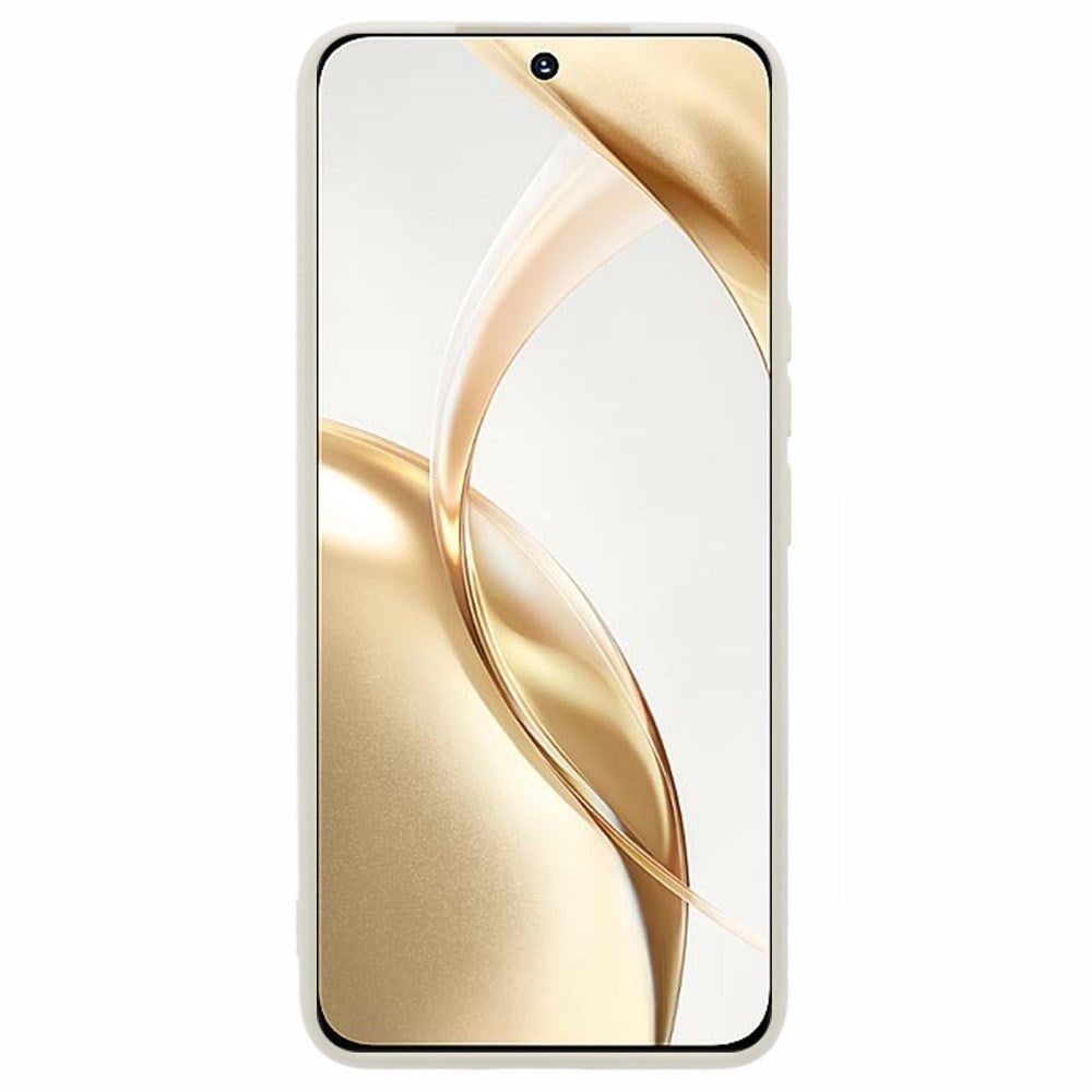 EIDERWOOD Honor 200 5G Fodral – Flexibelt Plast-fodral med Fiberfoder och Precisa Kamerautskärningar - Vit