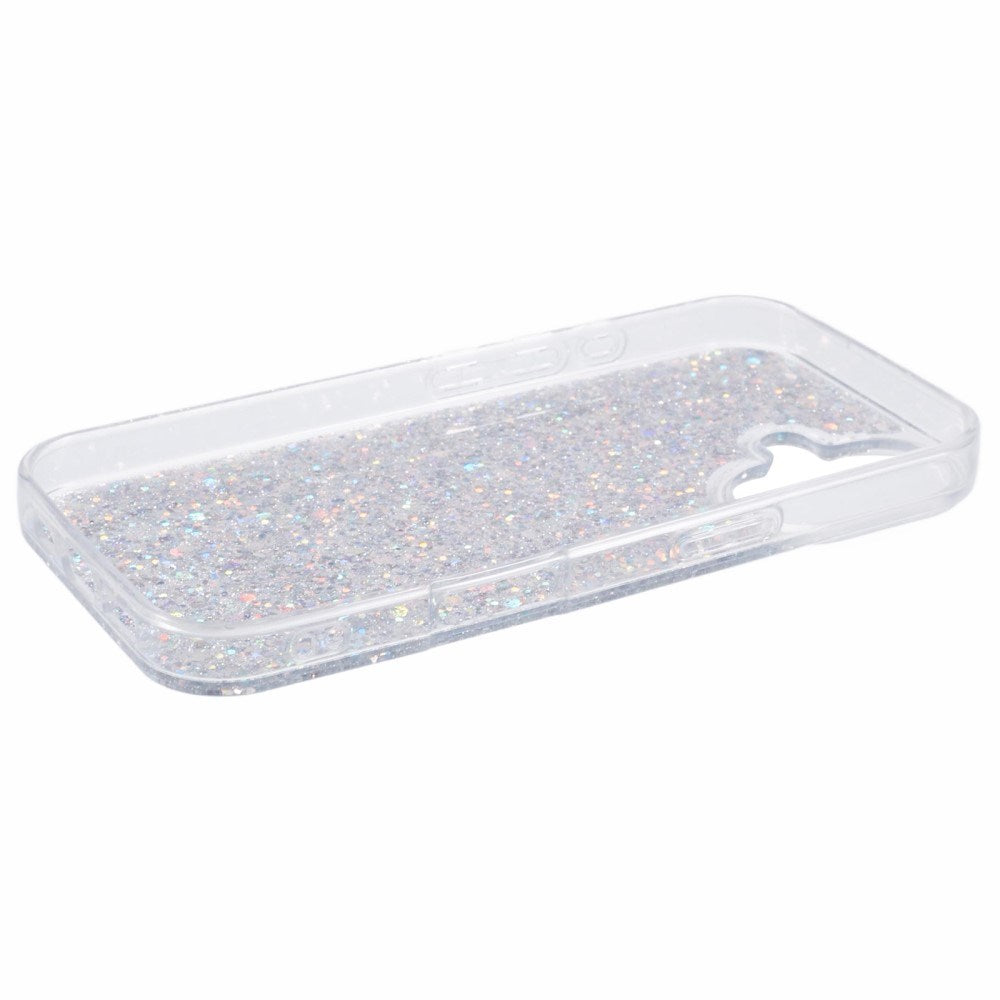 EIDERWOOD iPhone 16 Glitter Skal - Silver