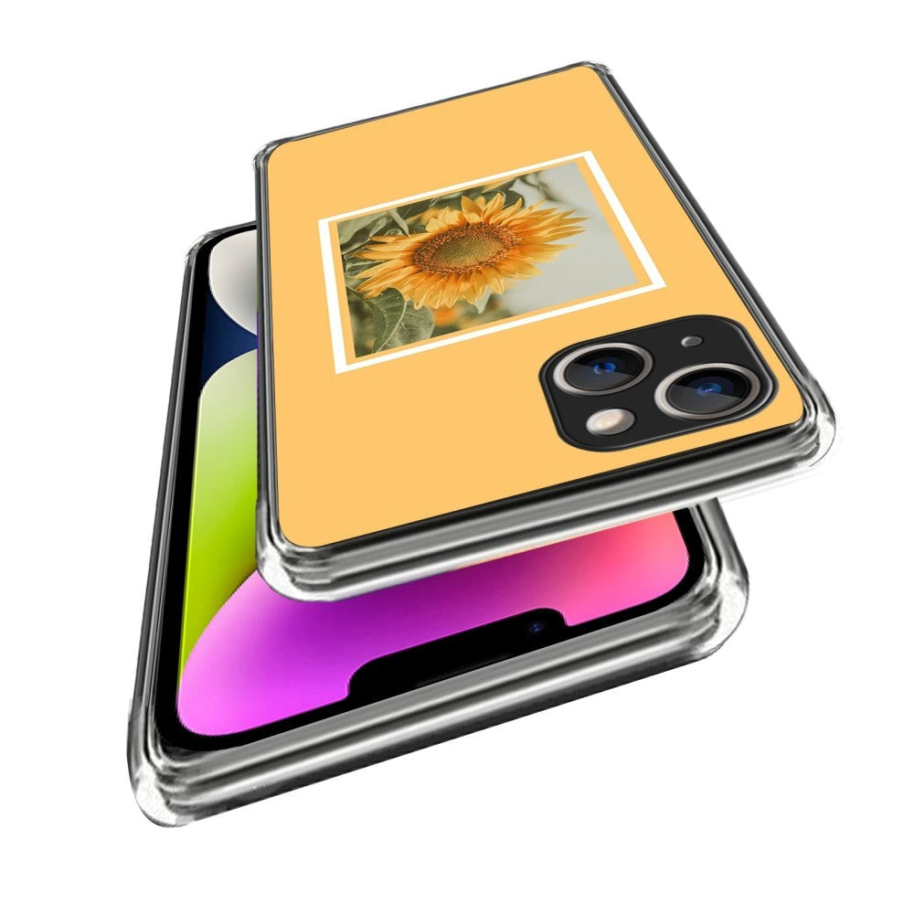 iPhone 14 Skal TPU-plast - Inramad Solros