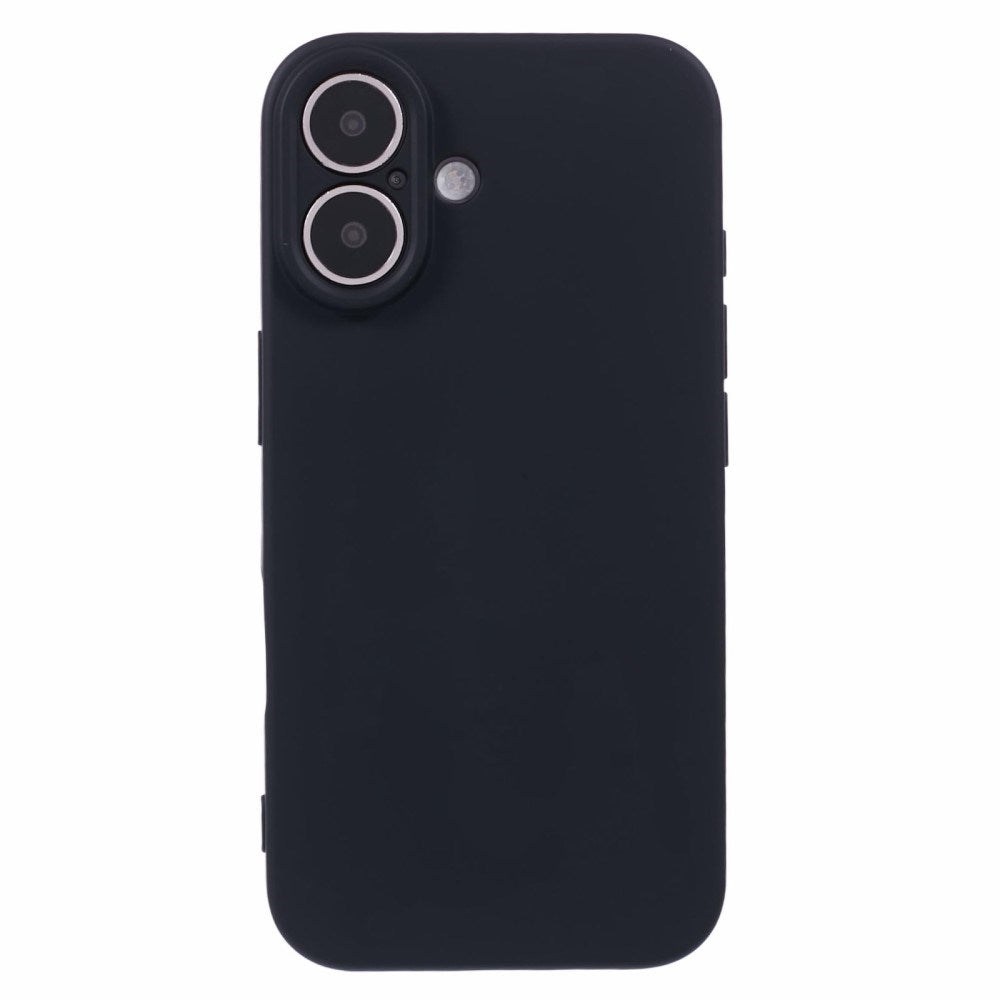 EIDERWOOD iPhone 16 Matt Flexibelt Plast Skal - Svart