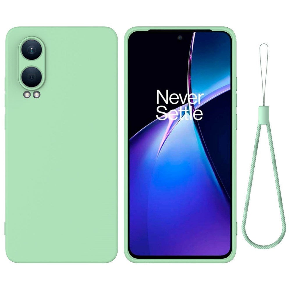 EIDERWOOD OnePlus Nord CE4 Lite (5G) Liquid Silikon Skal m. Rem - Grön
