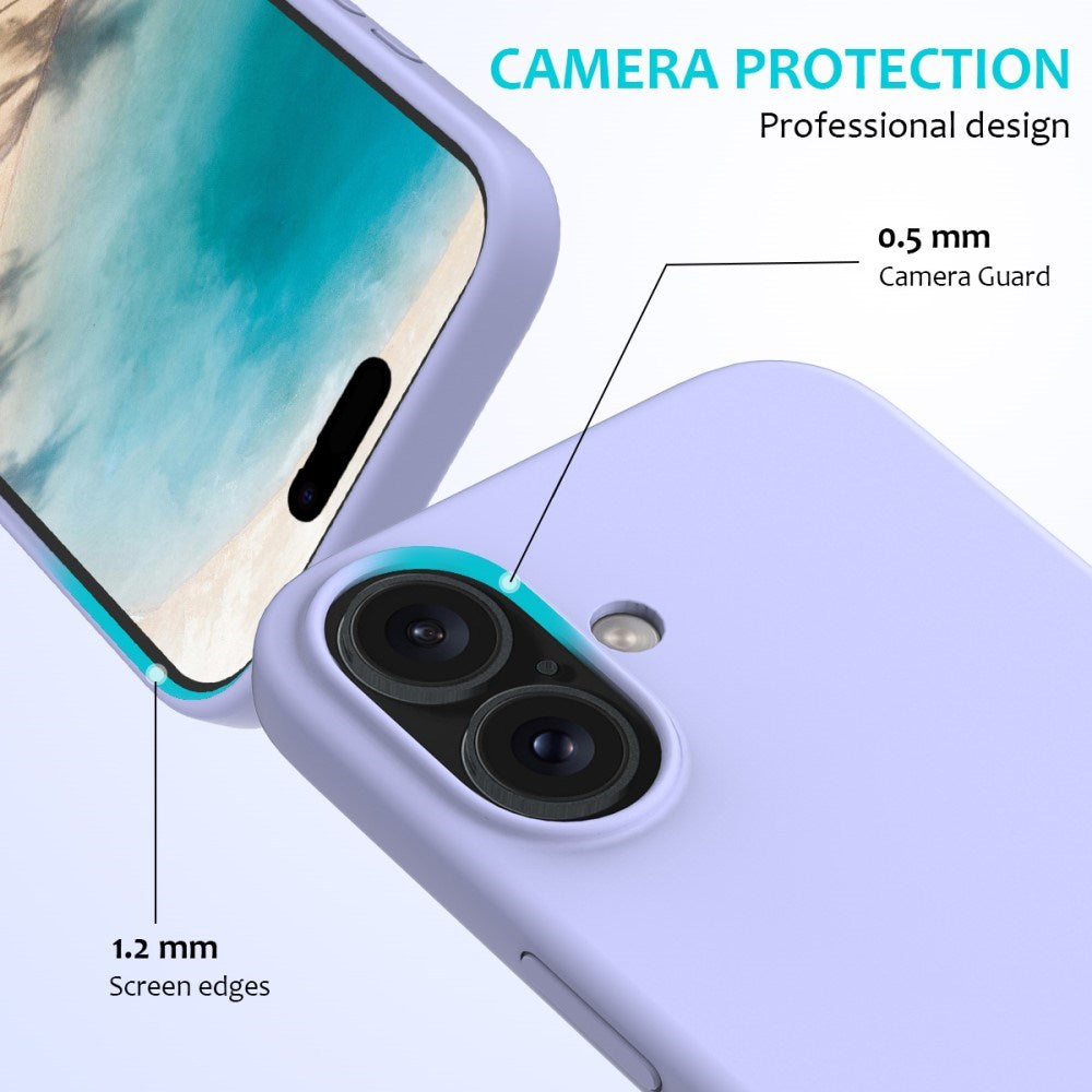 EIDERWOOD iPhone 16 Plus Fodrat Silikon Skal - Lavendel
