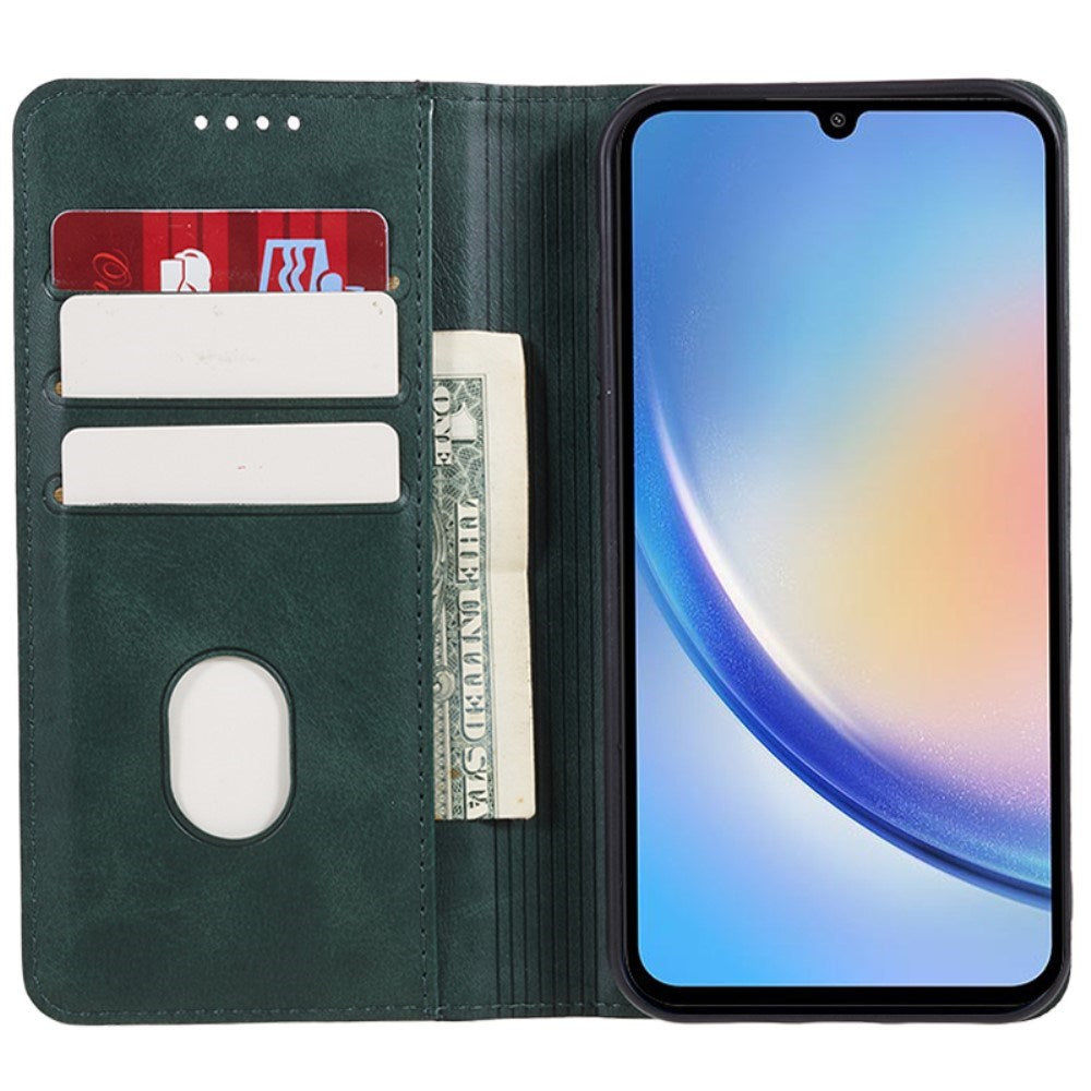 EIDERWOOD Samsung Galaxy A16 (4G/5G) Fodral med Plånbok - Konstläder - Grønn