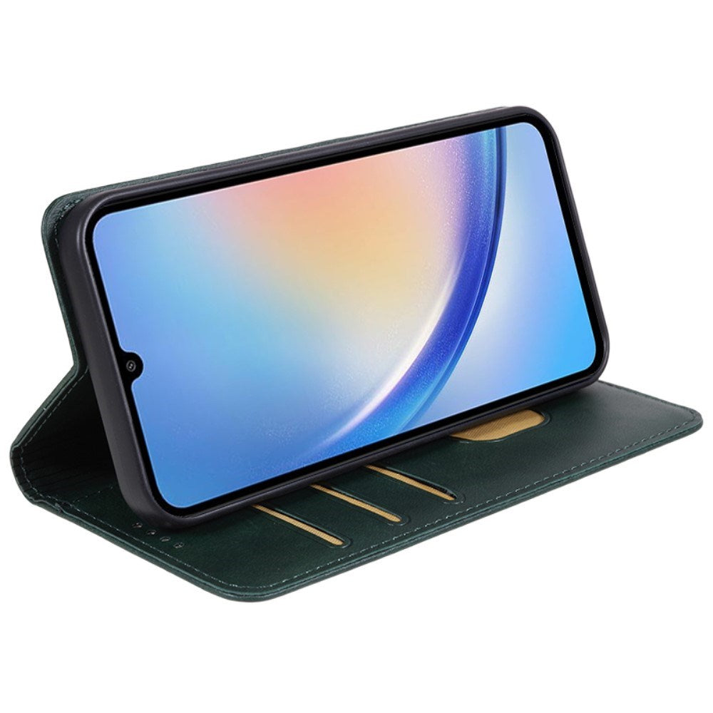 EIDERWOOD Samsung Galaxy A16 (4G/5G) Fodral med Plånbok - Konstläder - Grønn