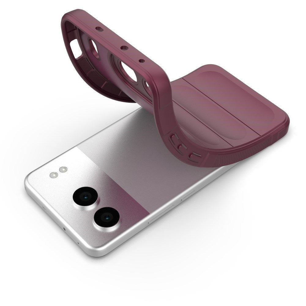 EIDERWOOD OnePlus Nord 4 (5G) Flexibel Plast Skal - Mörkröd