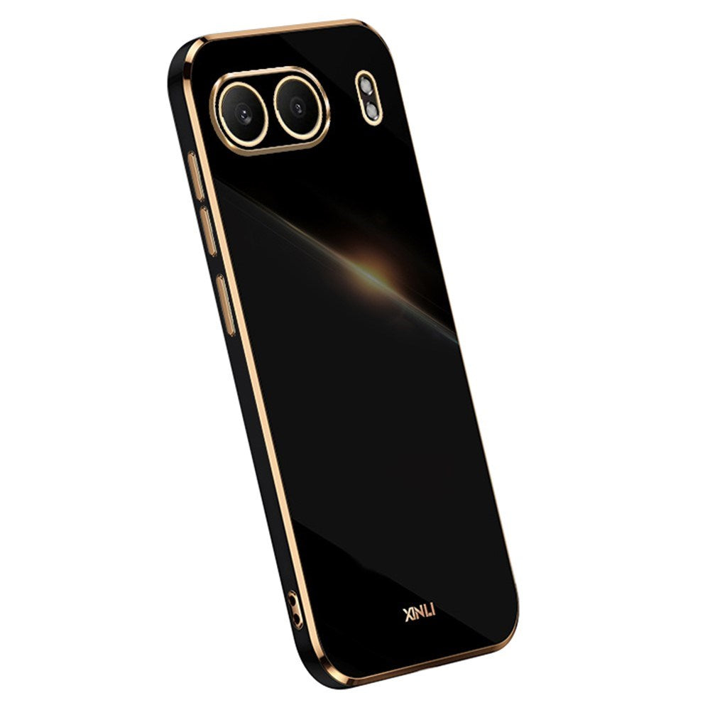 EIDERWOOD OnePlus Nord 4 Skal med Metallram - Flexibel Plast - Svart