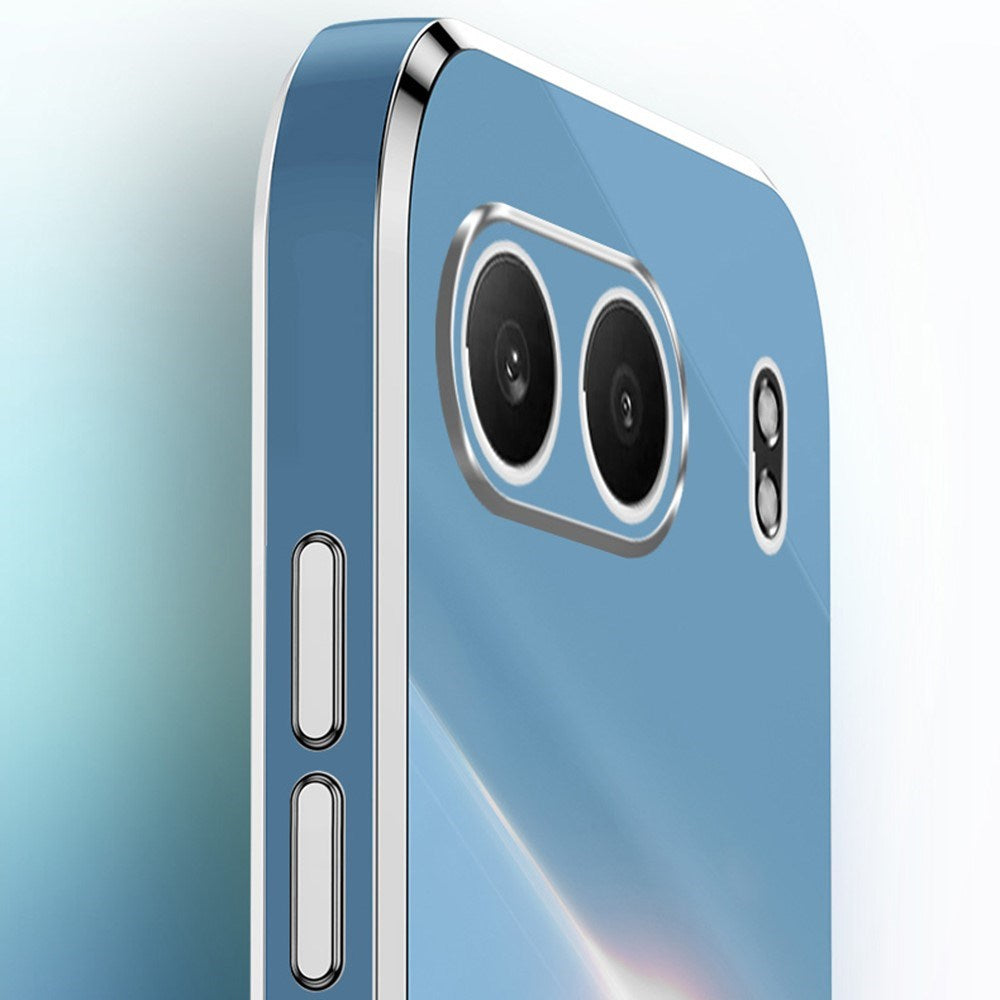 EIDERWOOD OnePlus Nord 4 Skal med Metallram - Flexibel Plast - Svart