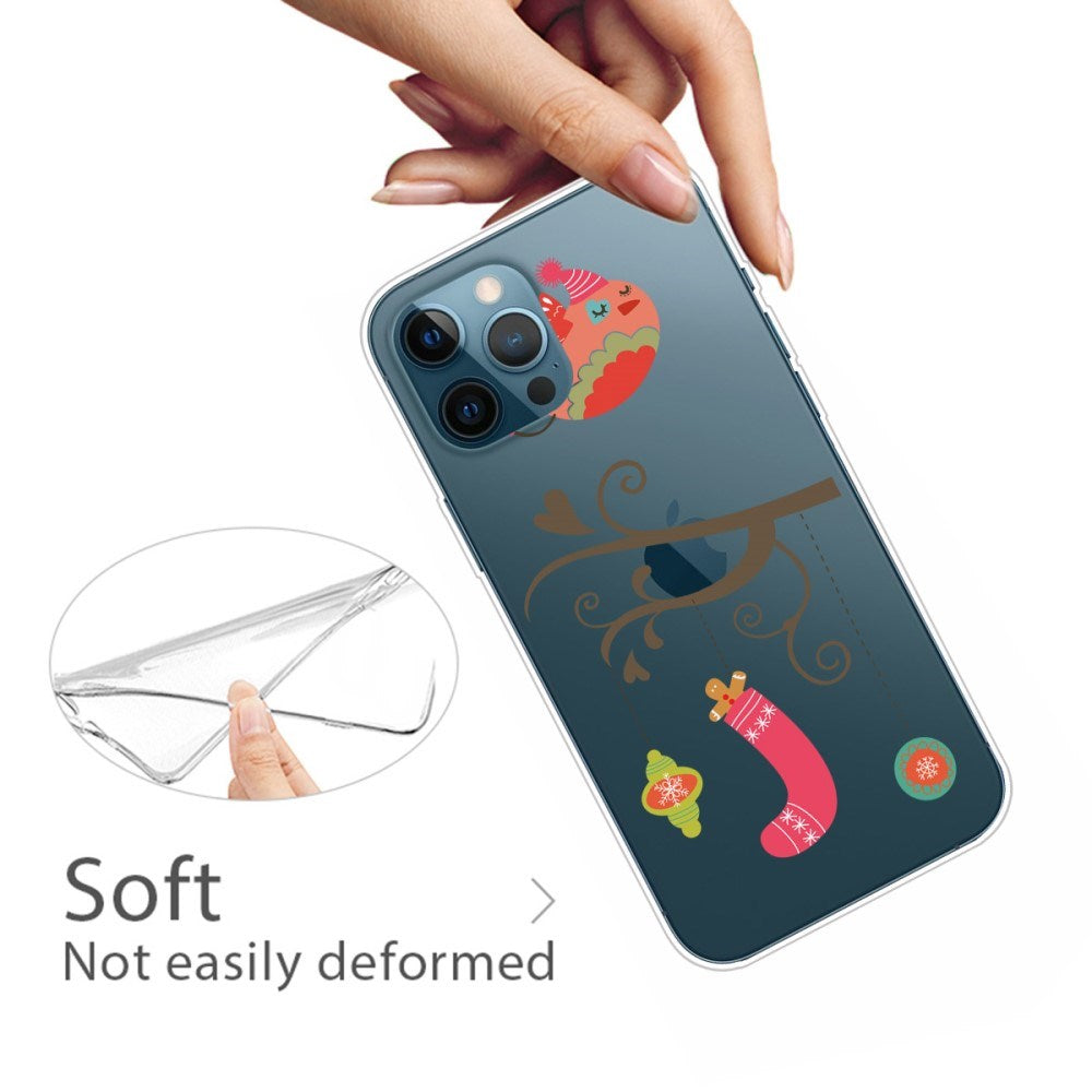 EIDERWOOD iPhone 16 Pro Flexibelt Plast Jule Skal - Julestämning