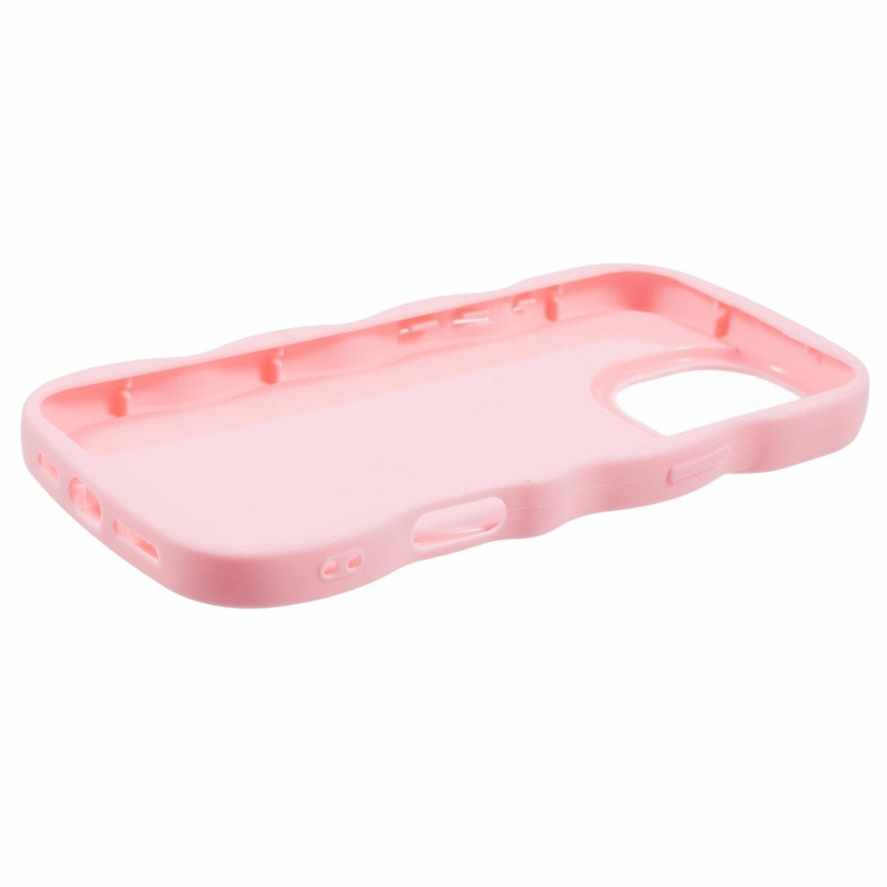 iPhone 16 Pro EIDERWOOD Flexibelt Plast Wavy Skal - Rosa