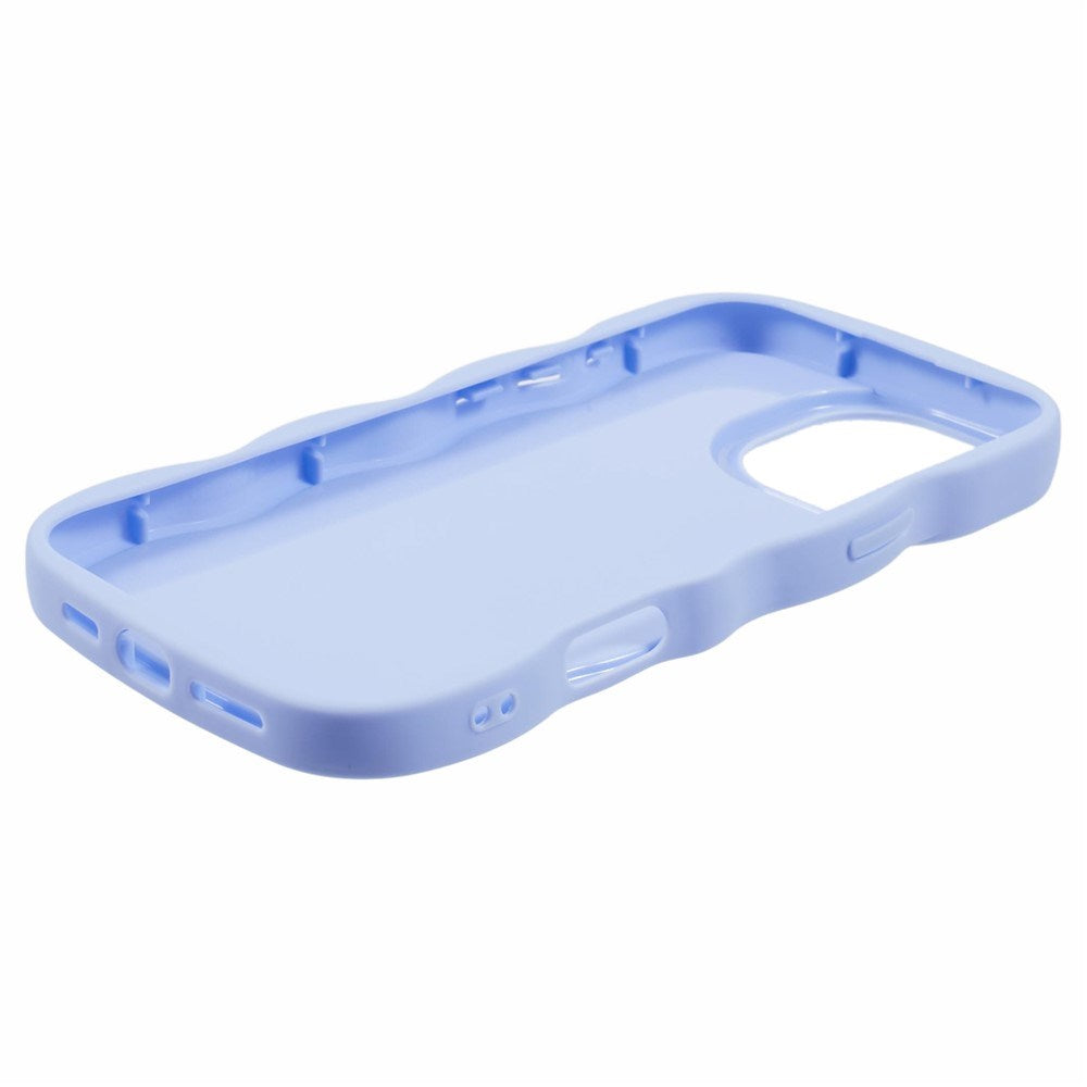 iPhone 16 Pro EIDERWOOD Flexibelt Plast Wavy Skal - Lila