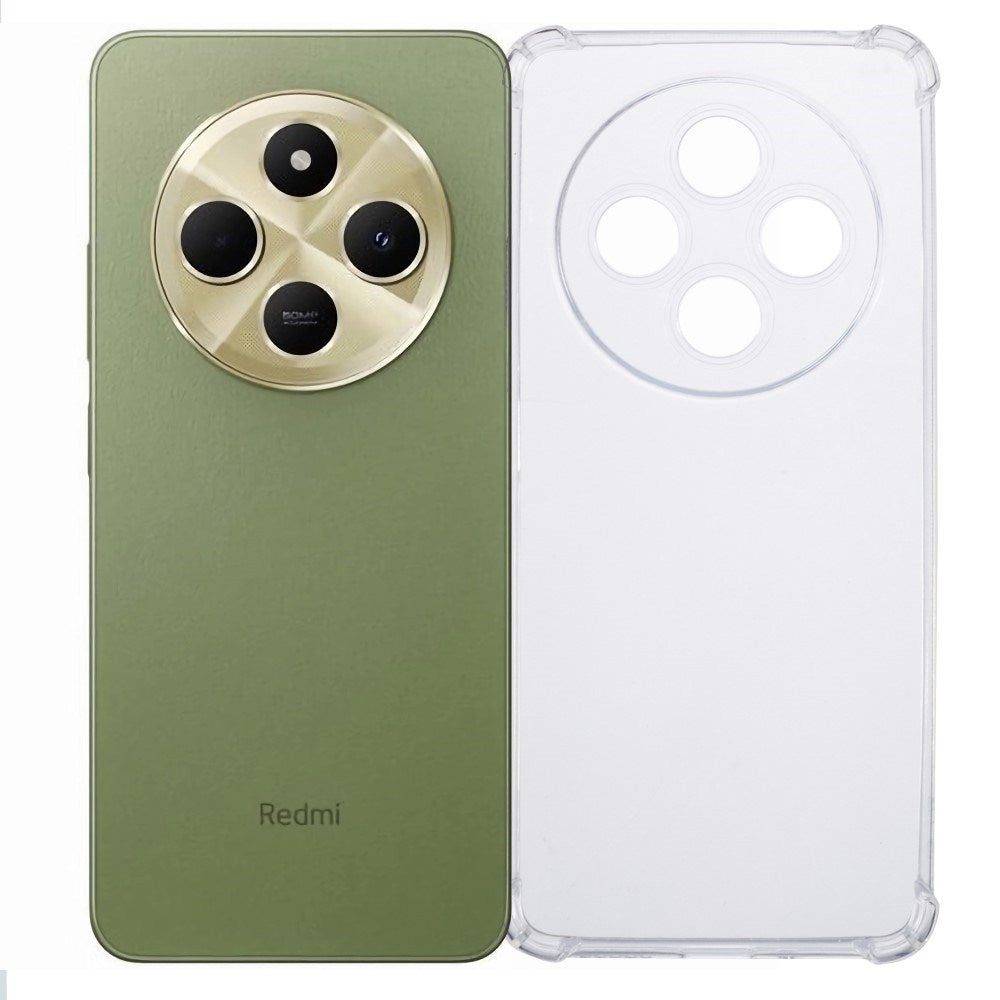 EIDERWOOD Xiaomi Redmi 14C / Poco C75 Plast Skal m. Stötdämpande Hörn - Genomskinlig