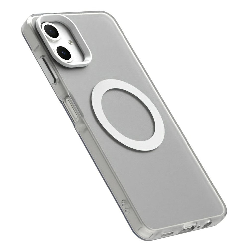 EIDERWOOD Samsung Galaxy A06 Hybrid Plast Skal - MagSafe Kompatibel - Genomskinlig / Vit