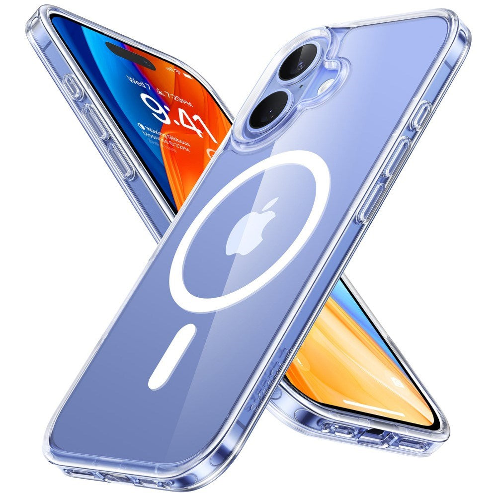 TORRAS iPhone 16 Flexibelt Plast Skal - MagSafe Kompatibel - Genomskinlig