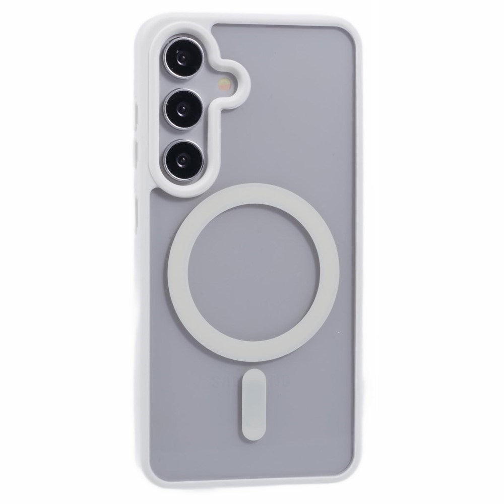 EIDERWOOD Samsung Galaxy S23 FE Hybrid Skal - MagSafe Kompatibel - Vit