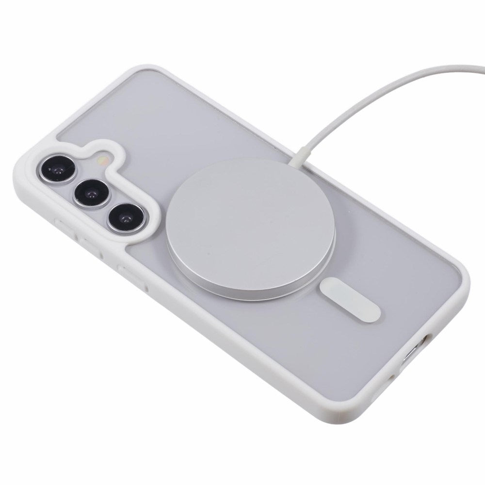 EIDERWOOD Samsung Galaxy S23 FE Hybrid Skal - MagSafe Kompatibel - Vit