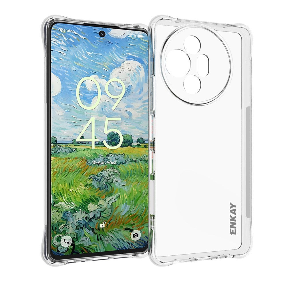 TCL 50 Pro Nxtpaper (5G) Enkay Anti-Slip Plast Skal - Genomskinlig