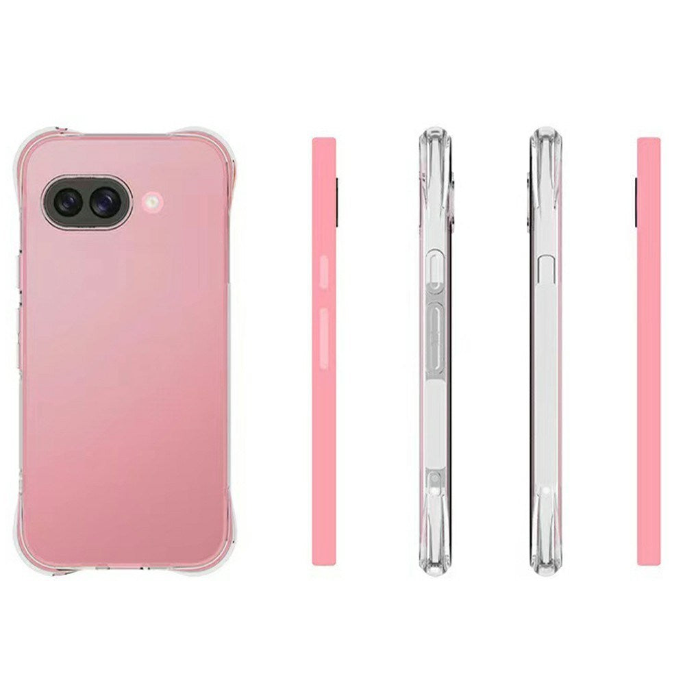 EIDERWOOD Google Pixel 9a Plast Skal m. Stötdämpande Hörn - Genomskinlig