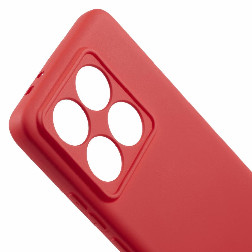EIDERWOOD Xiaomi 14T Pro Fodrat Flexibelt Plast Skal - Röd