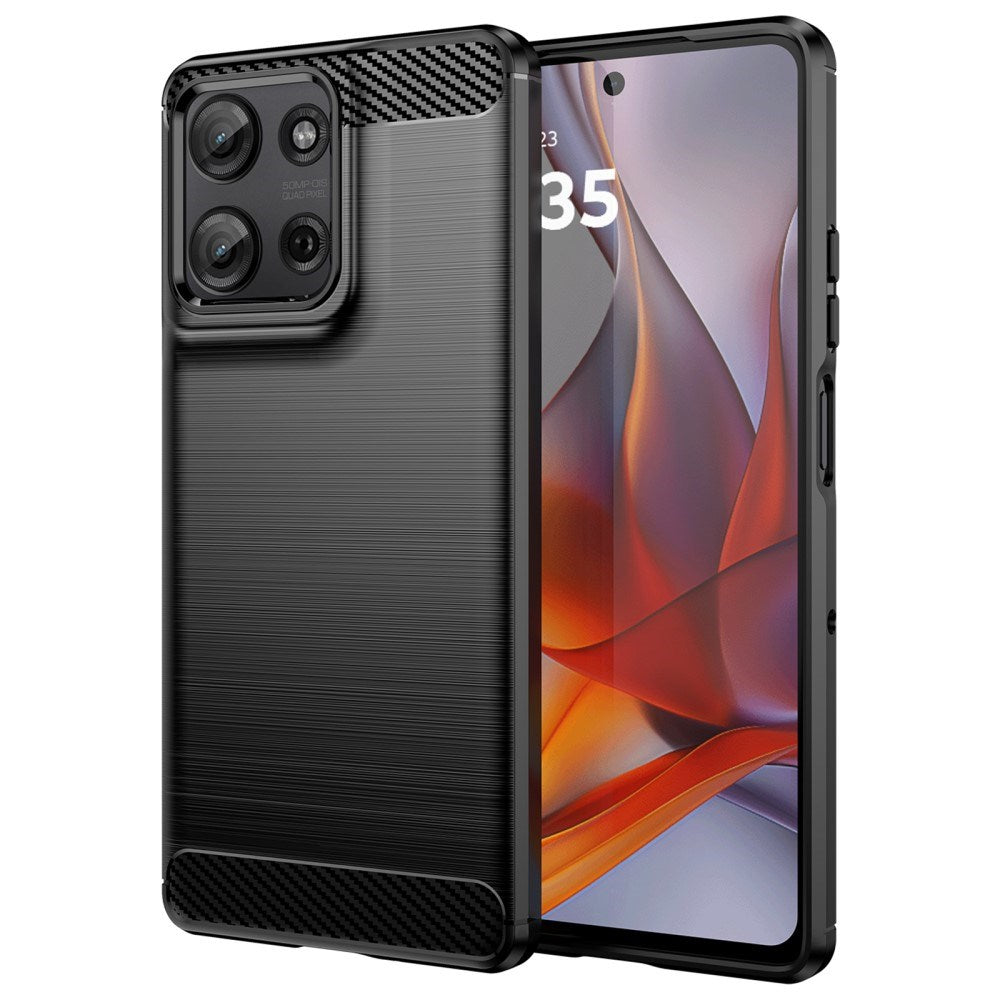 EIDERWOOD Motorola Moto G75 (5G) Brushed Carbon Skal - Svart
