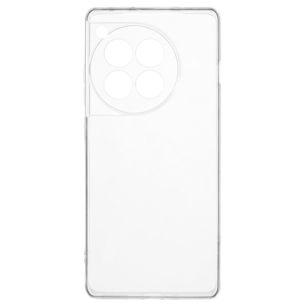 EIDERWOOD OnePlus 12R Flexibelt Plast Bakside Skal - Genomskinlig
