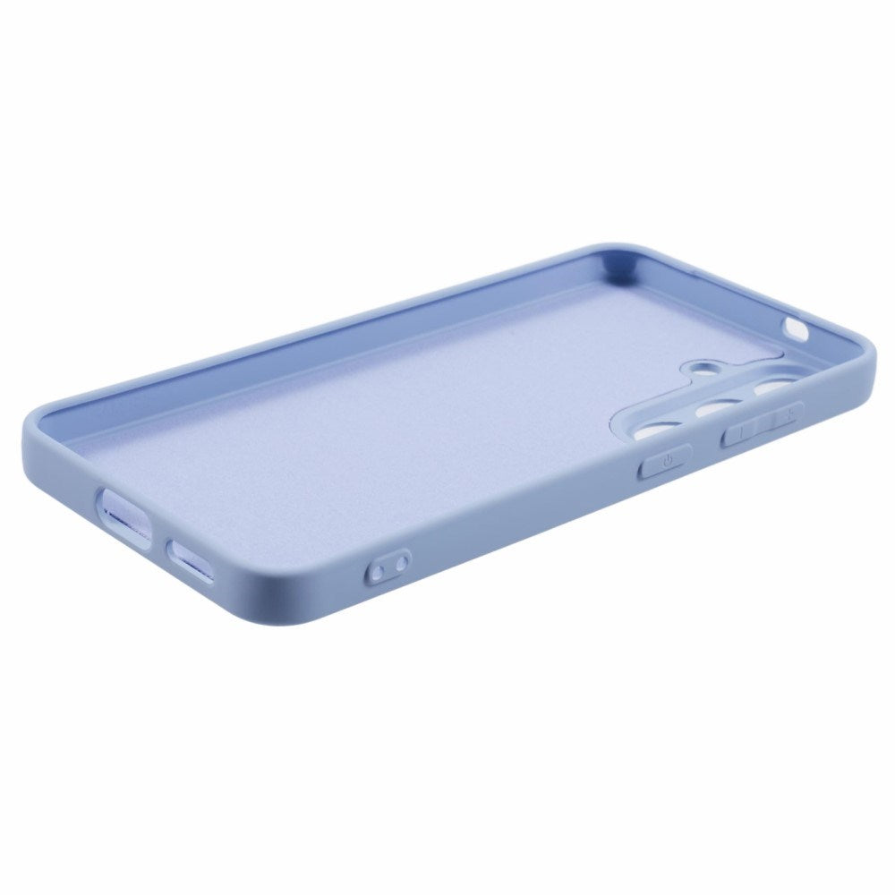 EIDERWOOD - Samsung Galaxy S25 Mjukt Plastfodral - Reptåligt Skydd med Foder av Fiber - Ljusblå
