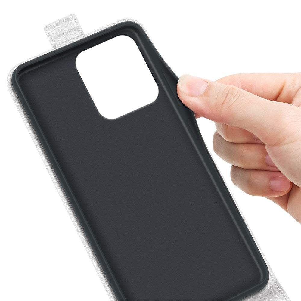 EIDERWOOD Motorola Moto G75 5G Fodral med Kortfack – Vertikal Flip Konstläder Fodral - Vit