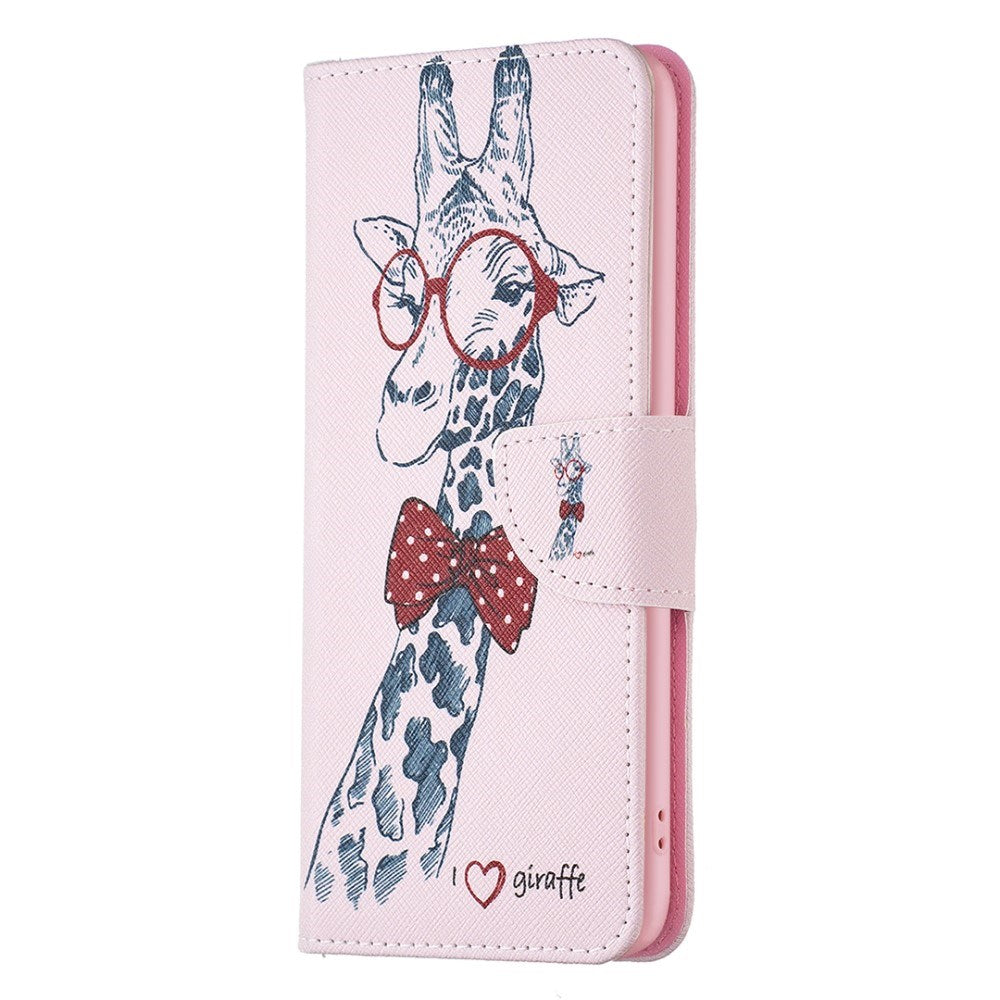 EIDERWOOD Samsung Galaxy S25 Ultra Konstläder Fodral med Plånbok och Stativfunktion - Giraff