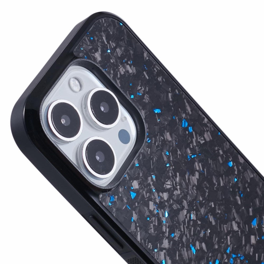 EIDERWOOD iPhone 16 Pro Non-Slip Carbon Skal - MagSafe Kompatibel - Blå